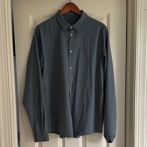 Vuori Men's Charcoal Button Down Shirt